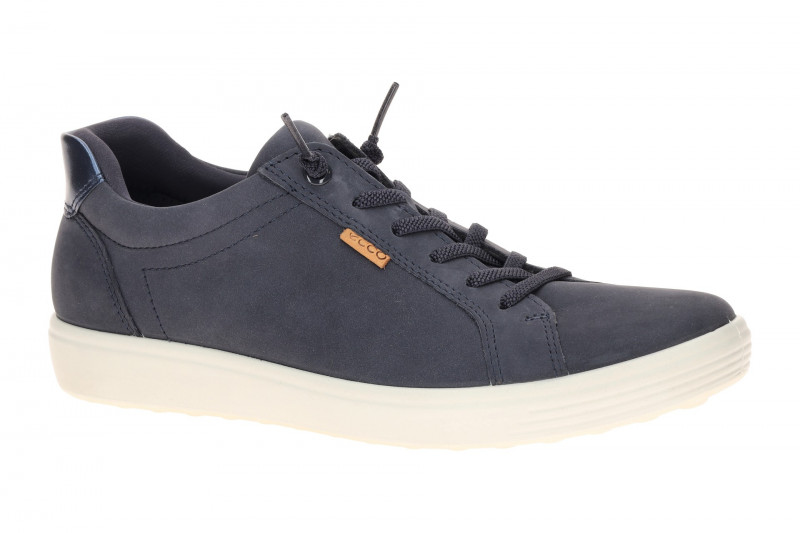 Ecco Soft 7 Schuhe Slipper blau Easy Slip Gummizug 490583