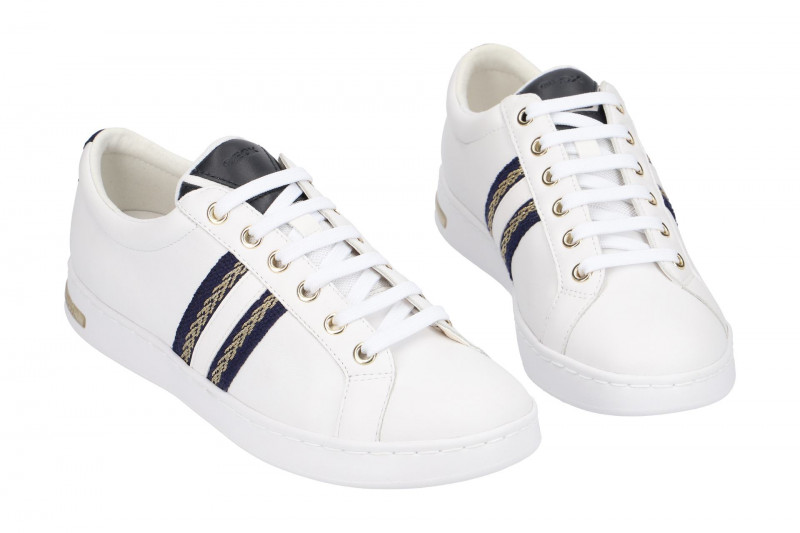 Geox Jaysen Schuhe weiß blau Damen Sport