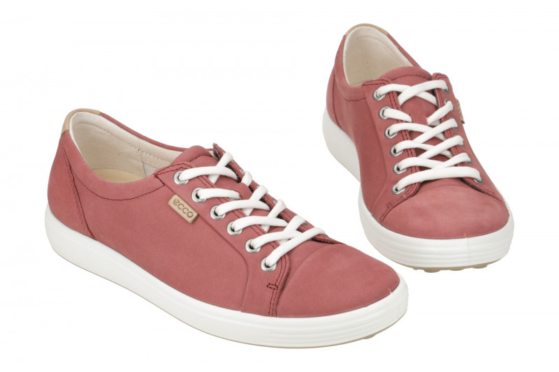 Ecco Soft 7 Schuhe rot Damen Sneakers 430003