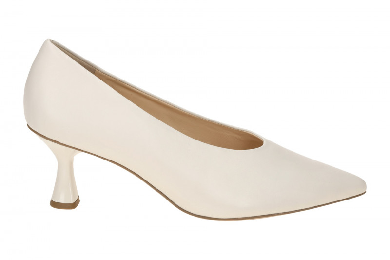 Högl 6000 Schuhe Pumps creme-weiß geschlossener Schnitt