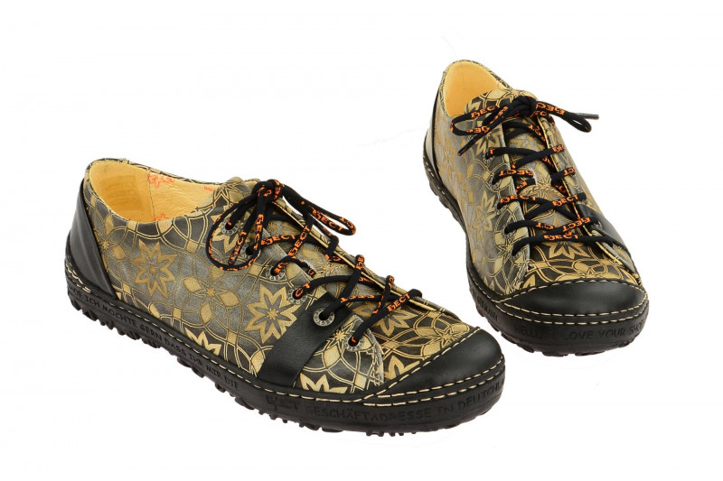 Eject Dass Schuhe schwarz grau-beige