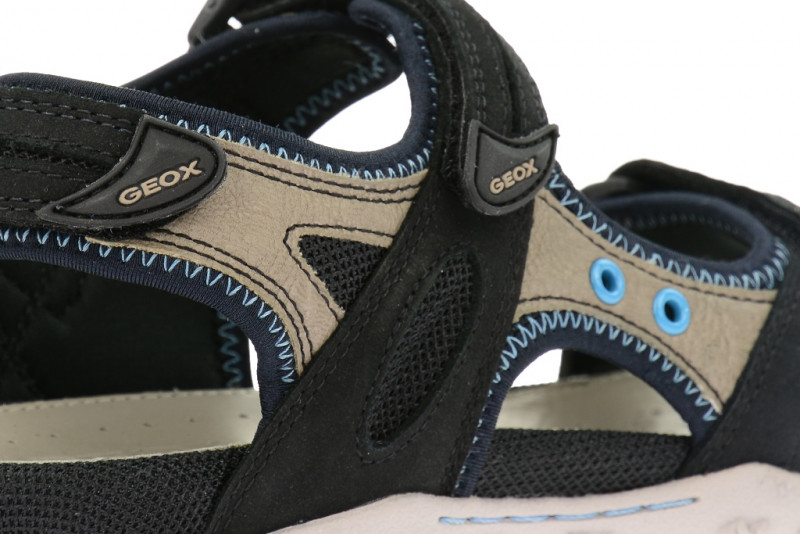 Geox Sand.Strel Sandale schwarz - D3225B