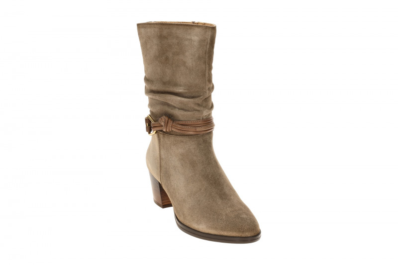 Pikolinos Zamora Stiefel grau taupe gerafft W0E-9787SEC1