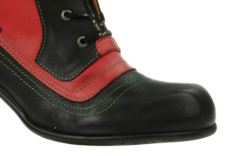 Eject Iris Stiefelette schwarz rot