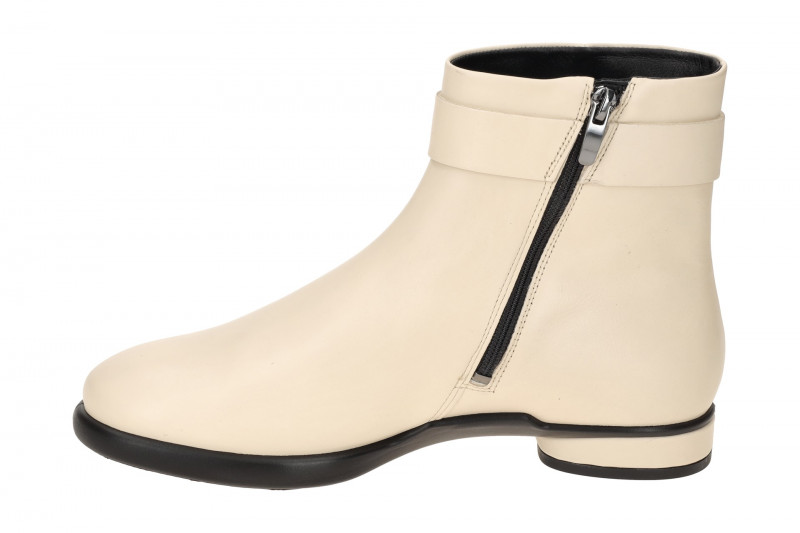 Ecco Sculpted Stiefelette Ankle Boot creme weiß 222353