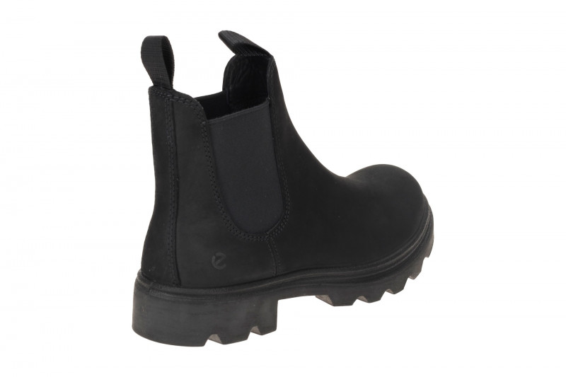 Ecco Grainer Chelsea Stiefelette schwarz Nubuck 214703