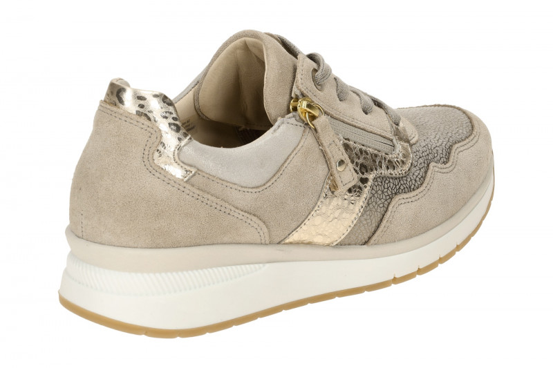 Gabor comfort Sneaker Schuhe beige gold K-Weite 66.306.62