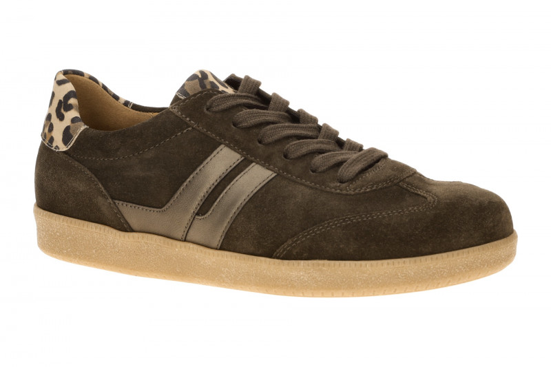 Gabor Schuhe Retro-Sneakers braun Leo Velour 6011.01.003