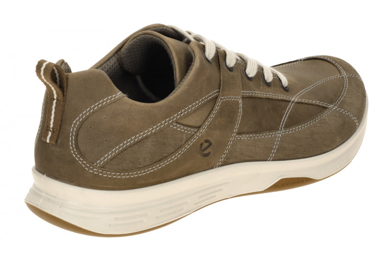Ecco Exceed Schuhe Sneaker grau braun Nubuck 870114