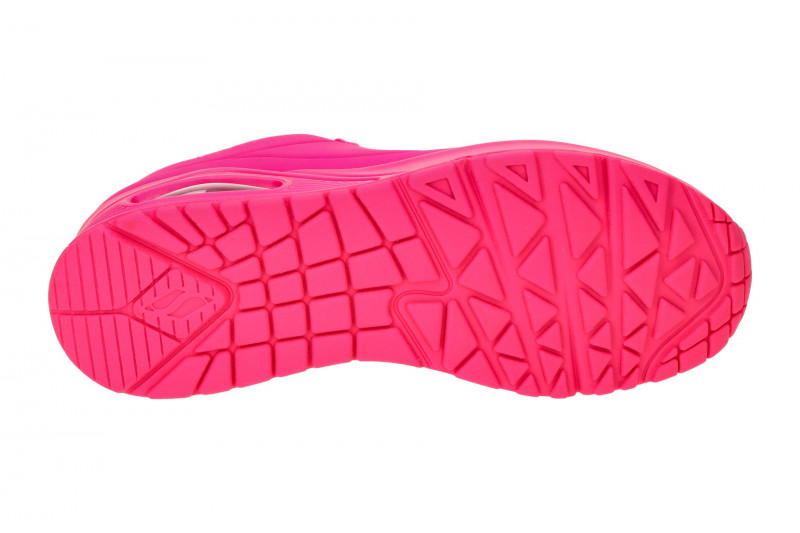 Skechers Uno Schuhe neon pink Damen Sneakers 73667