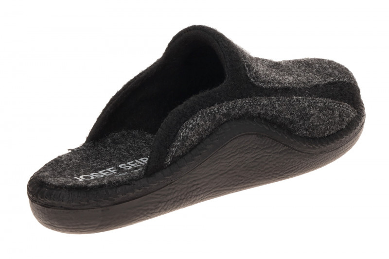 Josef Seibel Monaco Pantoletten Clogs schwarz Filz 17912