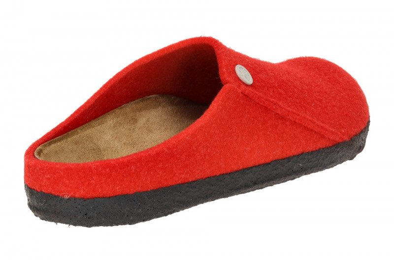 Birkenstock Zermatt Rivet Split Clogs Pantoletten rot Normal-Weit 1025014