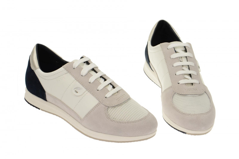 Geox Avery Schuhe grau weiß D52H5B
