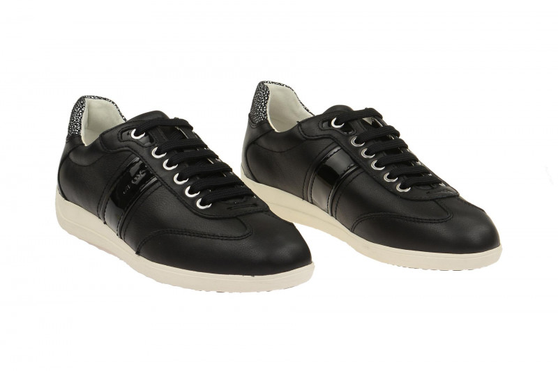 Geox Myria Schuhe schwarz Sohle in weiss