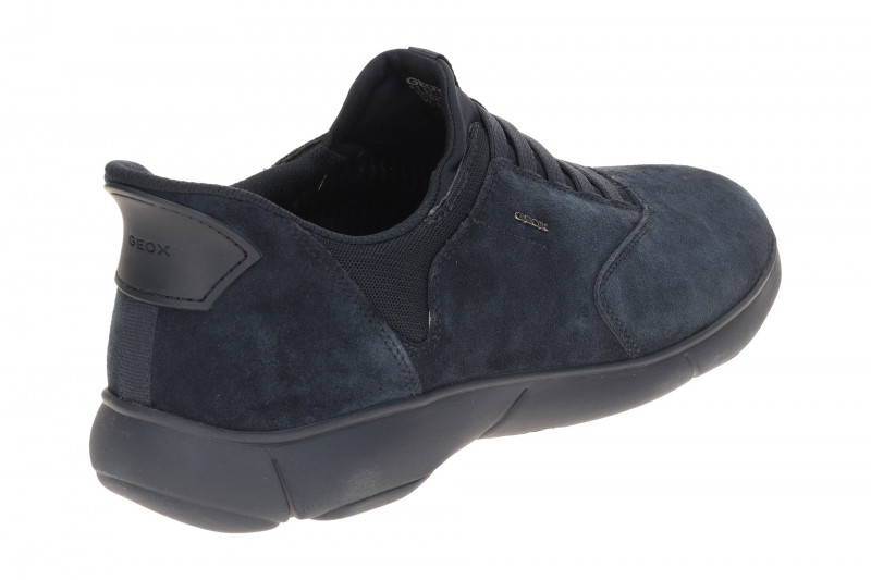 Geox Nebula Slipper Schuhe blau FASTin Velour U56MXB