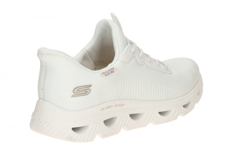 Skechers Bobs Arc Slipper Schuhe weiß SLIP-INS 117629