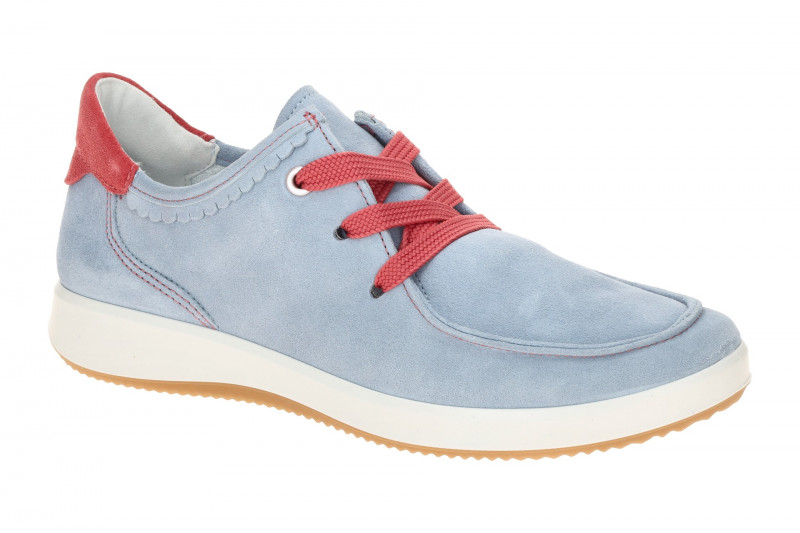 ARA Roma Schuhe Mokassin hellblau H-Weite 12-23918