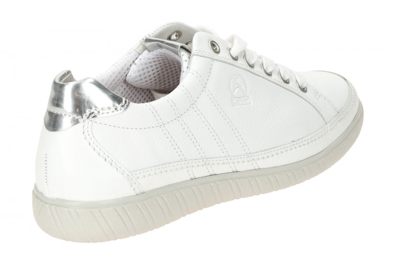 Gabor Comfort Schuhe York Sneakers weiß silber 66.458.50