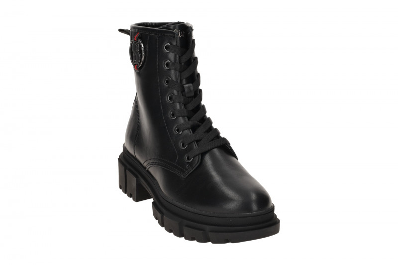 s.Oliver Stiefeletten Damen Boots schwarz dünn gefüttert 5-25210
