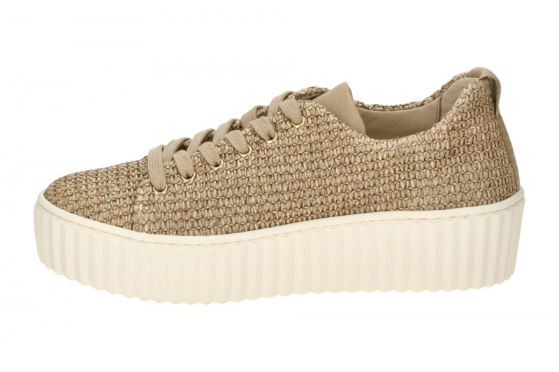 Gabor Plateau Schuhe Sneaker braun Bast 83.205.44