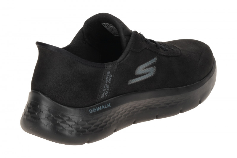 Skechers Go Walk Flex Schuhe schwarz Slip-Ins 124837