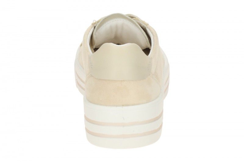 Legero Lima Plateau Schuhe beige ecru Velour 432