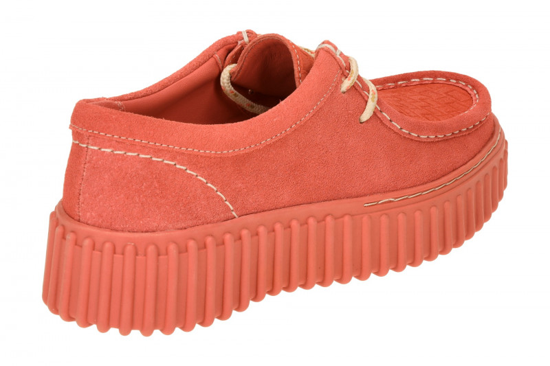 Clarks Torhill Bee Plateau Schuhe rot coral Mokassin 26181187