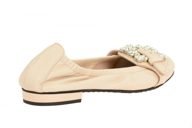 K&S Malu Ballerinas rosa crystal 10970