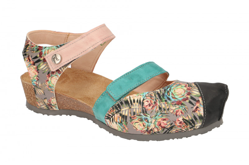Think Kessy Sandale bunt Blumen Muster
