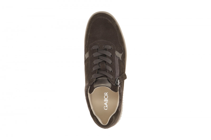 Gabor Comfort Sneakers braun Kroko K-Weite 6016.01