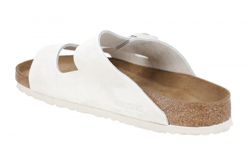 Birkenstock Arizona BS Pantolette antique weiß Normal Weit 1024554