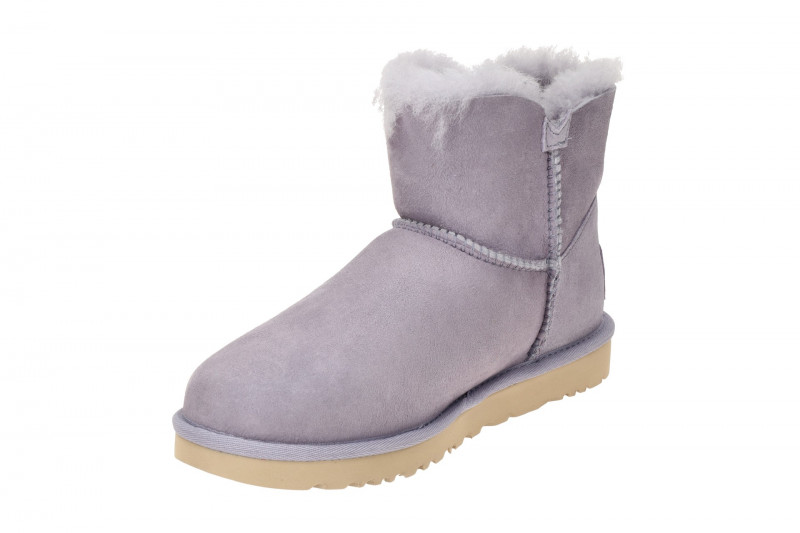 UGG Mini Bailey Button Bling Stiefel lila june-gloom