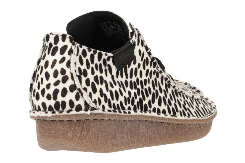 Clarks Funny Dream Schuhe weiß schwarz Leo
