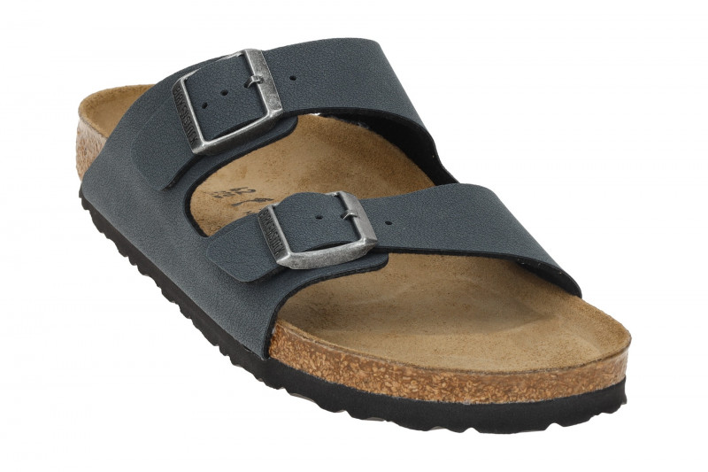 Birkenstock Arizona BS Pantolette grau basalt SCHMAL UNISEX 1022713