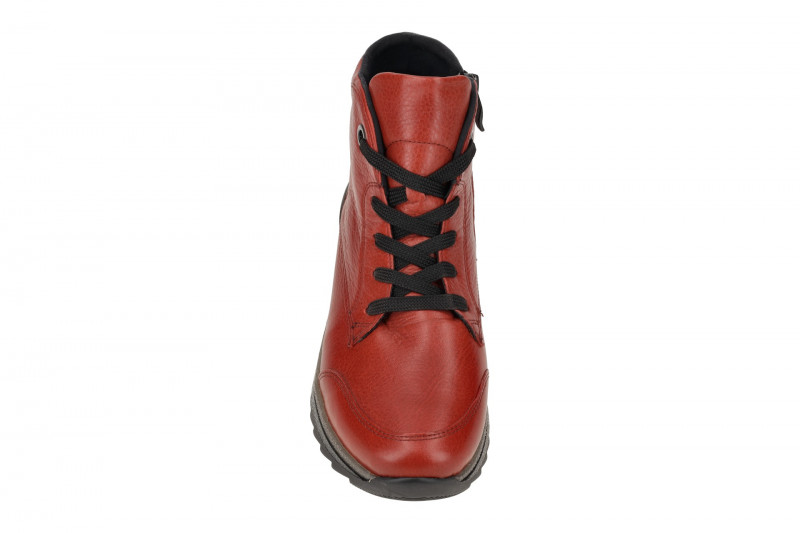 ARA Osaka Stiefelette rot chilli Warmfutter H-Weite 12-24543