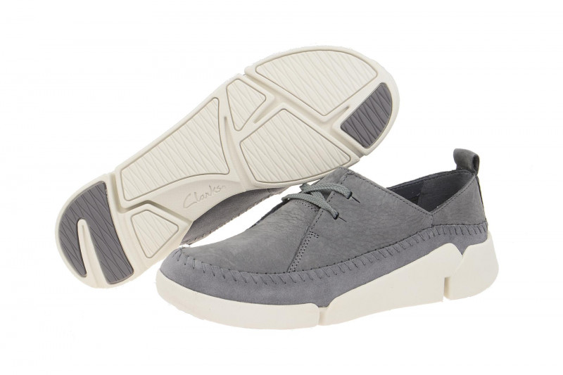 Clarks Tri Angel Schuhe grau Nubuck