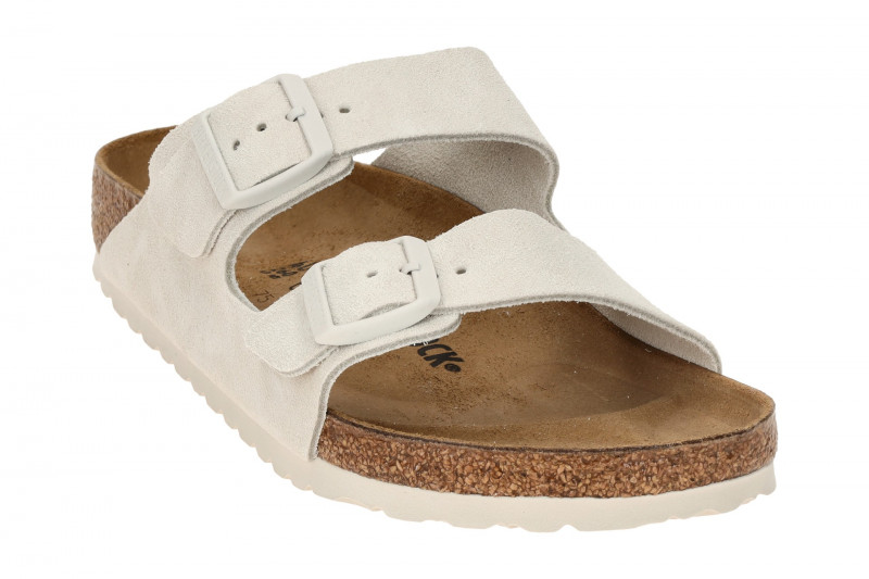 Birkenstock Arizona BS Pantolette antik weiß Normal-Weit 1026817