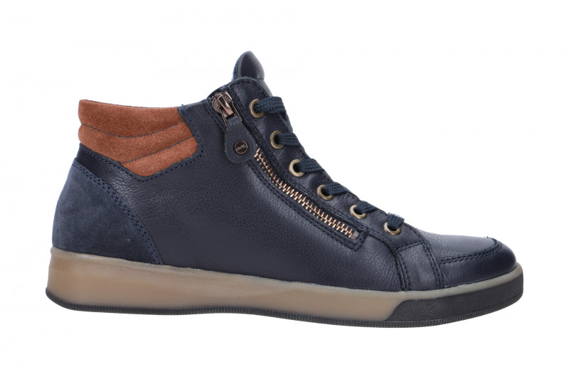ARA Rom Schuhe Sneaker Mid Cut dunkel-blau 12-44499