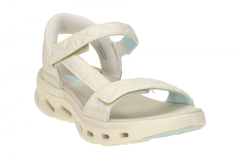 Skechers Go Walk Gliede Step Sandale beige Cozy Slip-Ins 141276