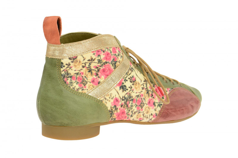 Think Guad Stiefelette grün oliv kombi