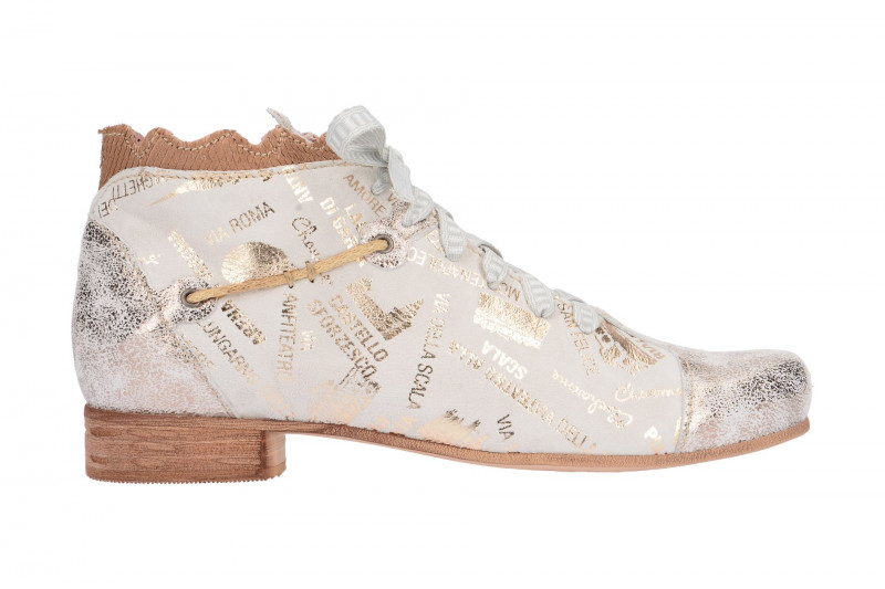 Charme Schuhe weiß metallic 0263G