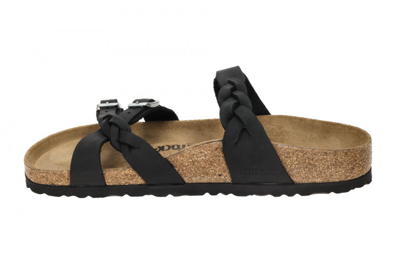 Birkenstock Franca Braided Pantolette schwarz SCHMAL WEITE 1026334