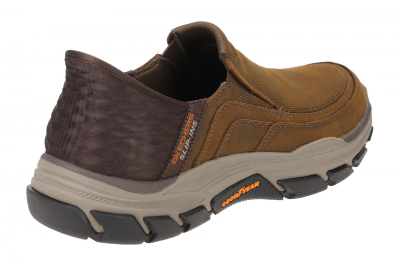 Skechers RESPECTED Schuhe braun Slip-Ins 204810