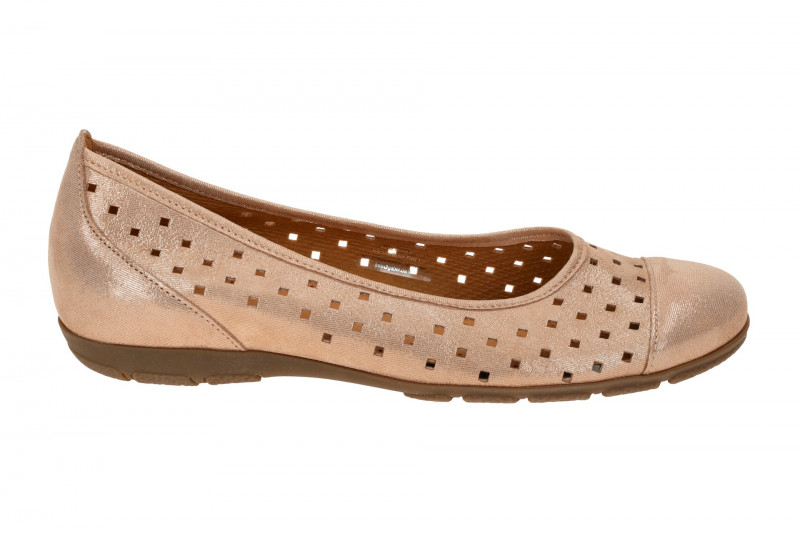 Gabor Schuhe Ballerina rose gold metallic 64.169.60