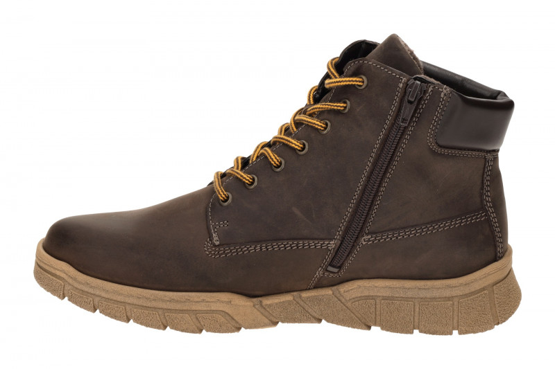 Waldläufer Lino Stiefelette Herren braun dünn gefüttert 965802