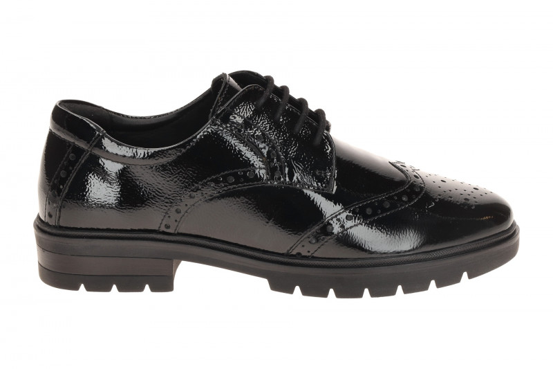 ARA Cambridge Schuhe in schwarz Lack Brogue 12-11223