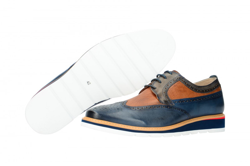 Pikolinos Schuhe Toulouse blau braun M7L-4227