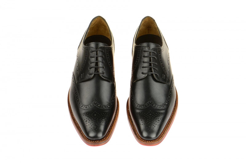 Gordon & Bros Schuhe Milan schwarz Rahmengenäht 4371-G