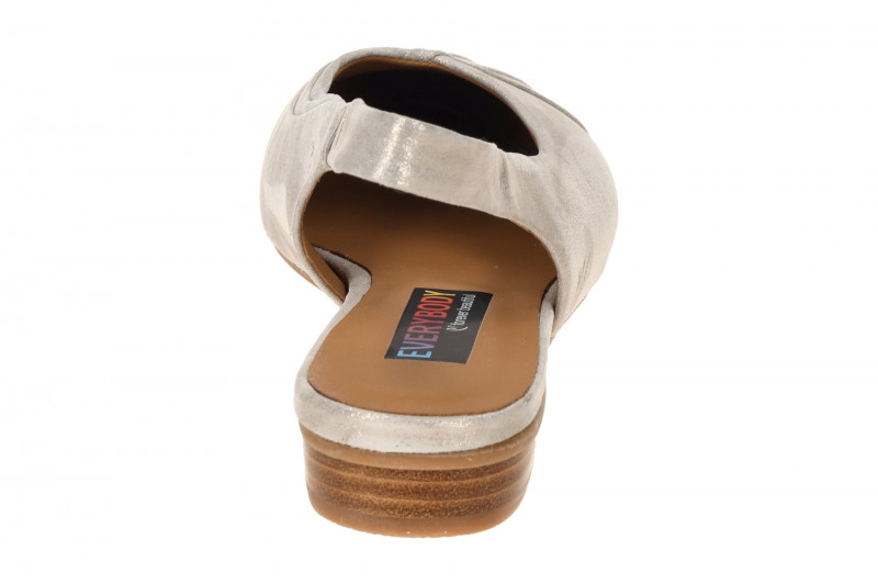 Everybody Brunilde Sling Pumps grau silber Glitzer