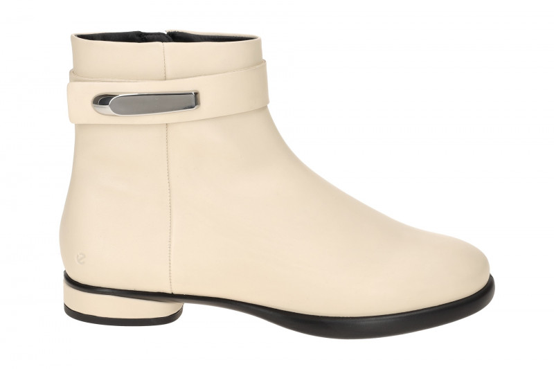 Ecco Sculpted Stiefelette Ankle Boot creme weiß 222353